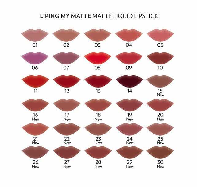 Golden Rose Liping My Matte Lipstick - 25 - Chivela