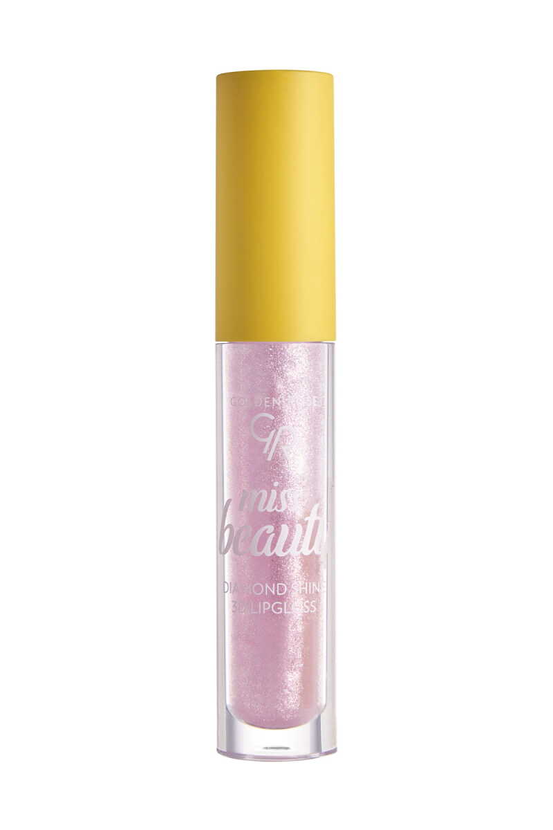 Golden Rose Miss Beauty Diamond Shine 3D Lipgloss - 01 Pink Trip - Chivela