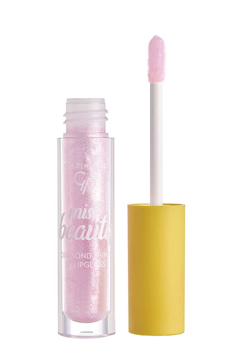 Golden Rose Miss Beauty Diamond Shine 3D Lipgloss - 01 Pink Trip - Chivela