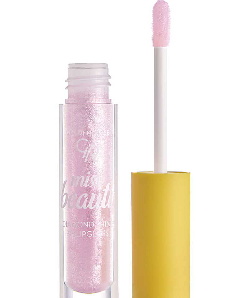 Golden Rose Miss Beauty Diamond Shine 3D Lipgloss - 01 Pink Trip - Chivela