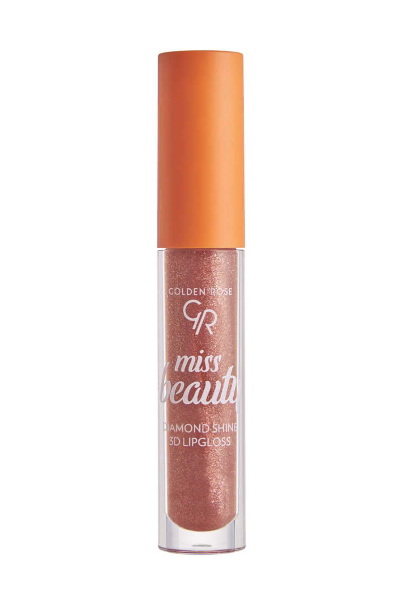 Golden Rose Miss Beauty Diamond Shine 3D Lipgloss - 03 Sunkissed - Chivela