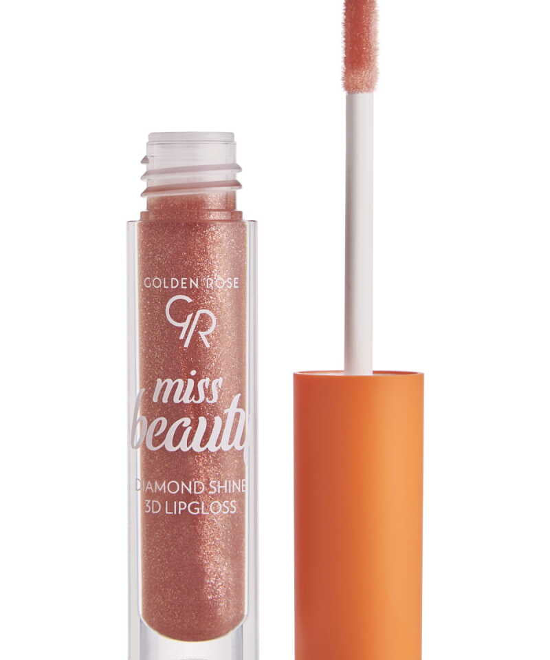 Golden Rose Miss Beauty Diamond Shine 3D Lipgloss - 03 Sunkissed - Chivela