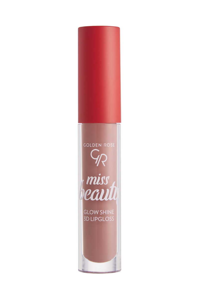 Golden Rose Miss Beauty Glow Shine 3D Lipgloss - 01 Nude Chic - Chivela