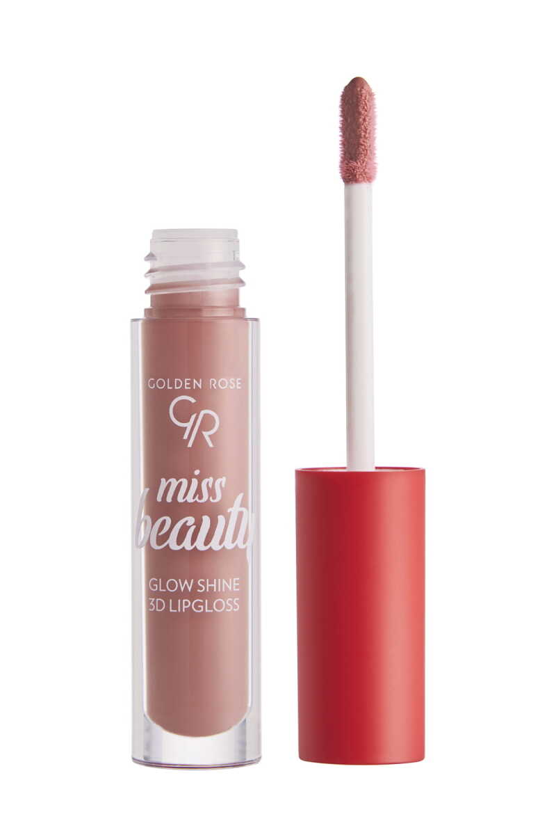 Golden Rose Miss Beauty Glow Shine 3D Lipgloss - 01 Nude Chic - Chivela