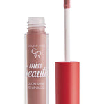 Golden Rose Miss Beauty Glow Shine 3D Lipgloss - 01 Nude Chic - Chivela