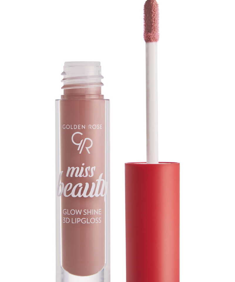 Golden Rose Miss Beauty Glow Shine 3D Lipgloss - 01 Nude Chic - Chivela