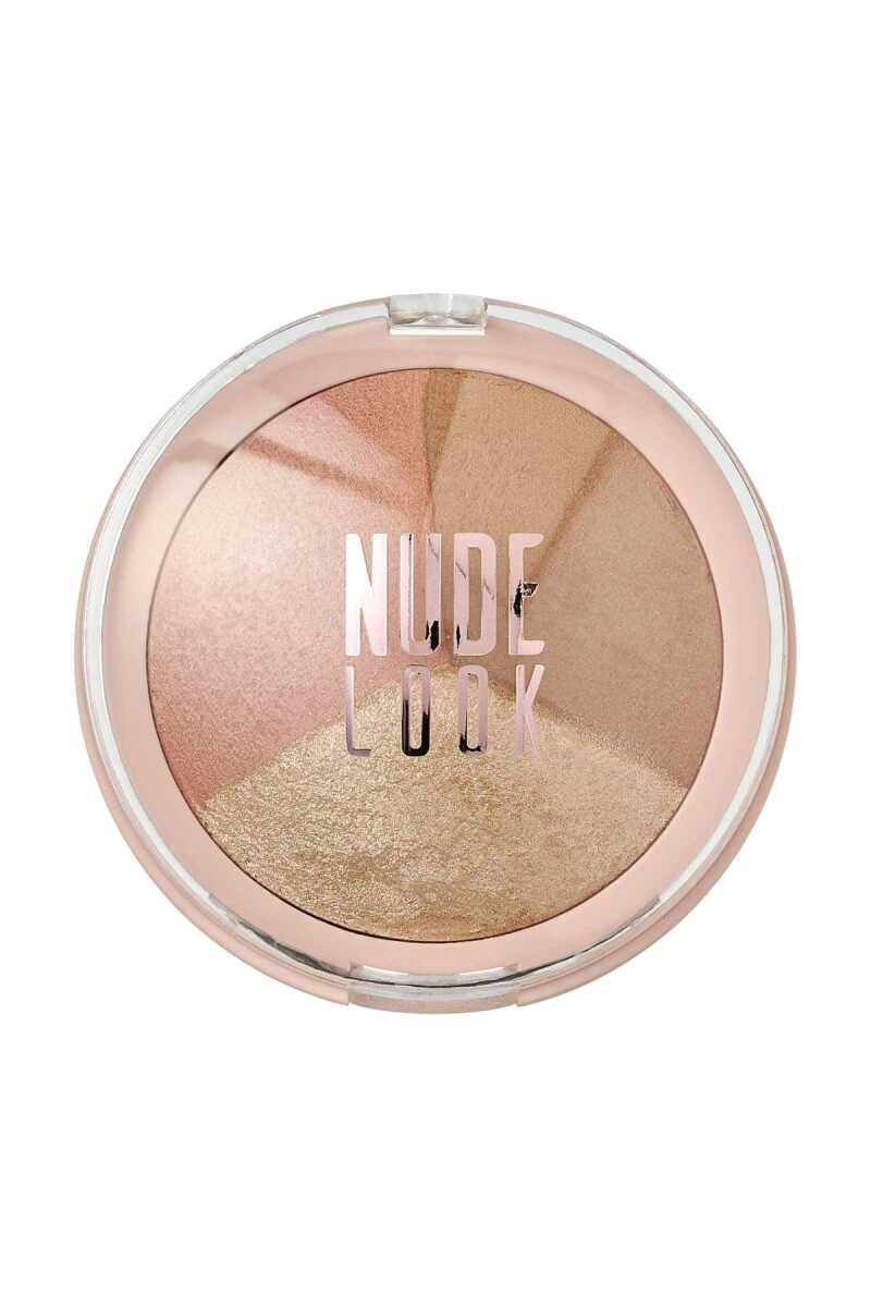 Golden Rose Nude Look Baked Trio Face Powder 60g - Chivela