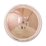 Golden Rose Nude Look Baked Trio Face Powder 60g - Chivela