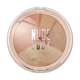 Golden Rose Nude Look Baked Trio Face Powder 60g - Chivela