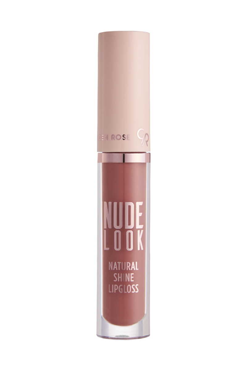 Golden Rose Nude Look Natural Shine Lipgloss - 04 Peachy Nude - Chivela