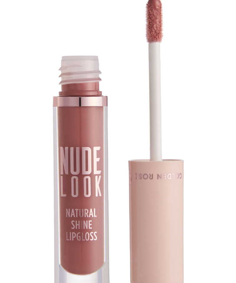 Golden Rose Nude Look Natural Shine Lipgloss - 04 Peachy Nude - Chivela