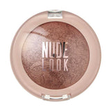 Golden Rose Nude Look Pearl Baked Eyeshadow - 02 Rosy Bronze - Chivela