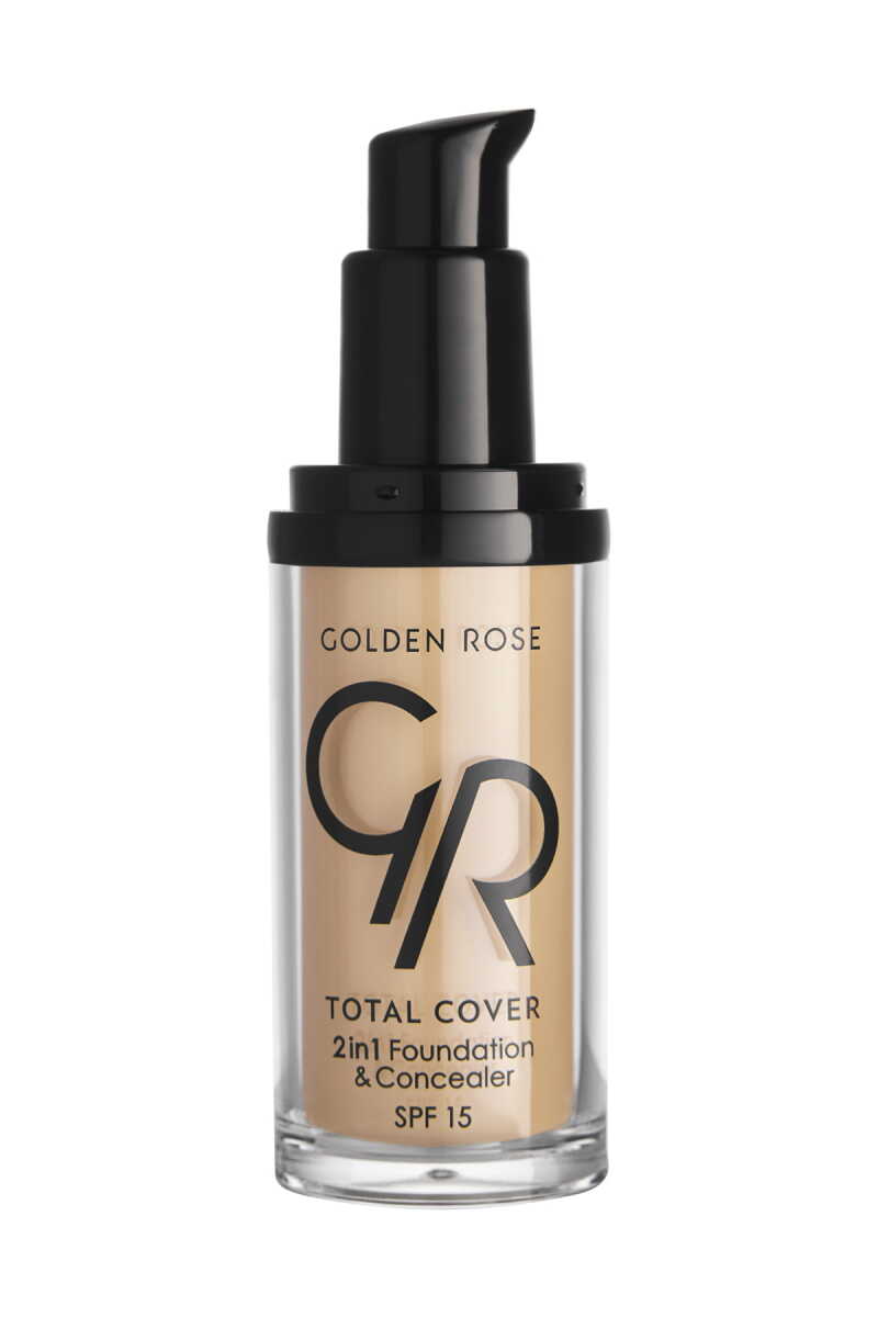 Golden Rose Total Cover 2 in 1 Foundation & Concealer - 05 Cool Sand - Chivela