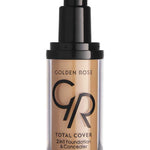 Golden Rose Total Cover 2 in 1 Foundation & Concealer - 12 Light Beige - Chivela