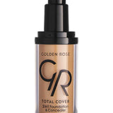 Golden Rose Total Cover 2 in 1 Foundation & Concealer - 16 Warm Honey - Chivela