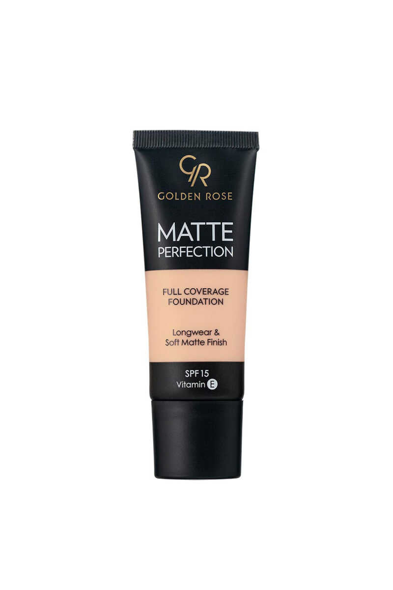 Golden Rose Matte Perfection Full Coverage Foundation 49g - Cool 01 - Chivela