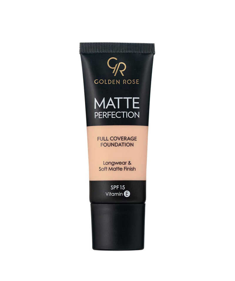 Golden Rose Matte Perfection Full Coverage Foundation 49g - Cool 01 - Chivela