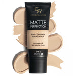 Golden Rose Matte Perfection Full Coverage Foundation 49g - Cool 01 - Chivela