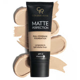 Golden Rose Matte Perfection Full Coverage Foundation 49g - Cool 01 - Chivela