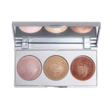 Golden Rose Strobing Highlighter Palette - Pink Gold Bronz - Chivela