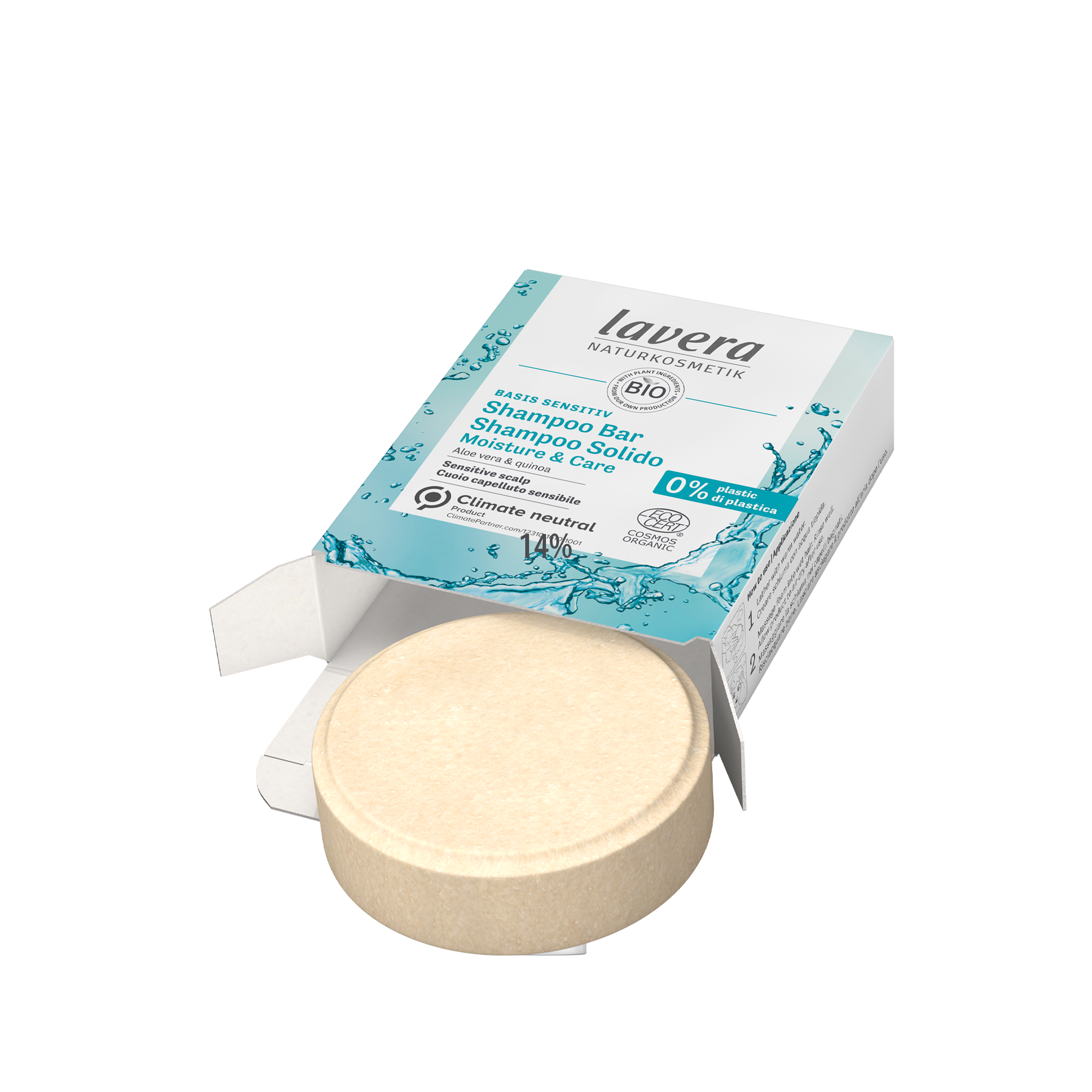 Lavera Basis Sensitiv Solid Shampoo 50 g - Chivela