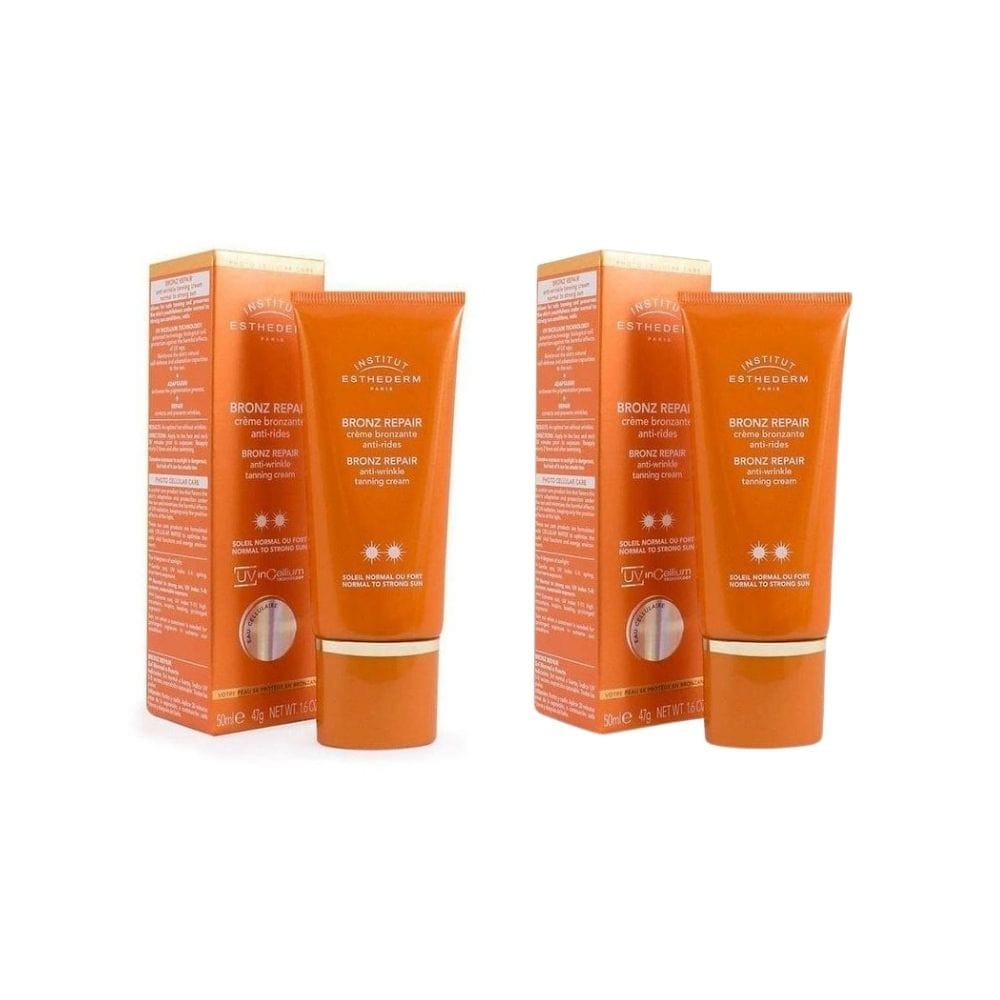 Institut Esthederm Bronz Repair Normal-Intensive Sun Protection Bronzing Cream 50ml 2 Pack 715936232295