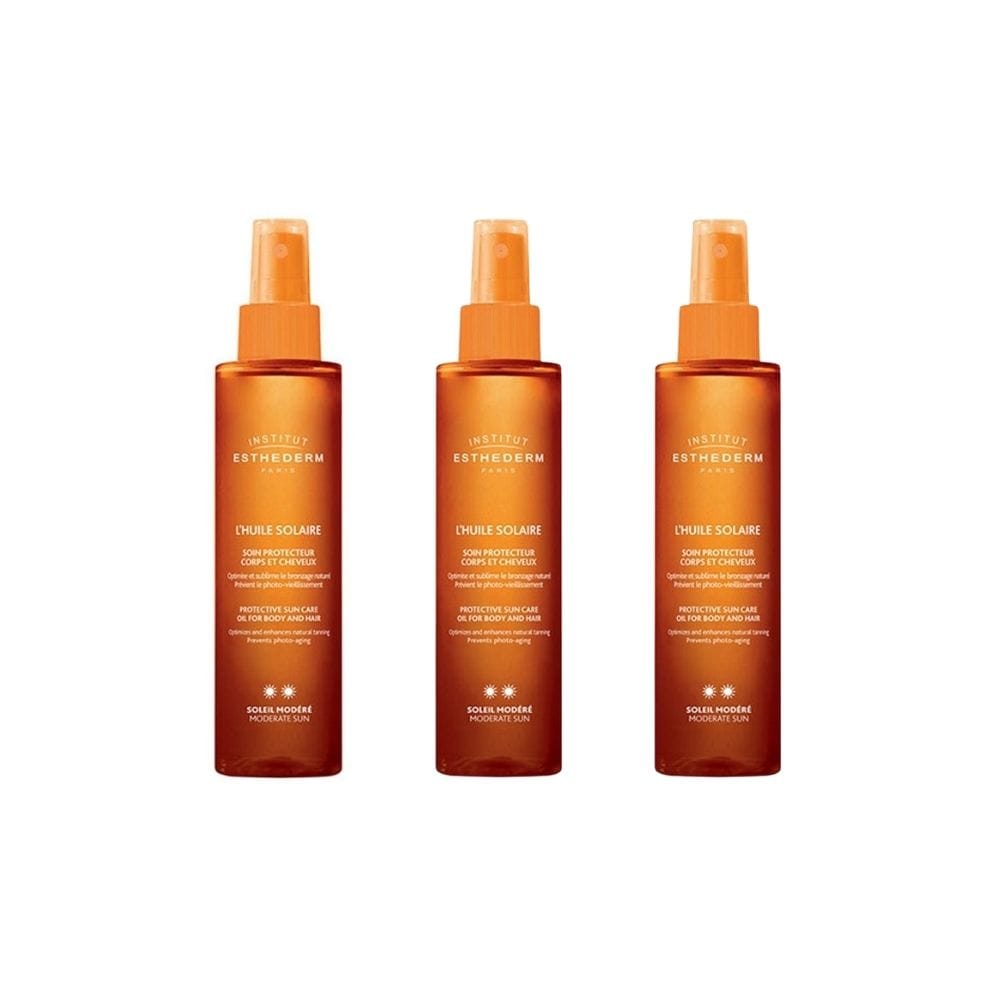 Institut Esthederm Protective Sun Care Oil For Body and Hair 150 ml 3 Pack 715936232400