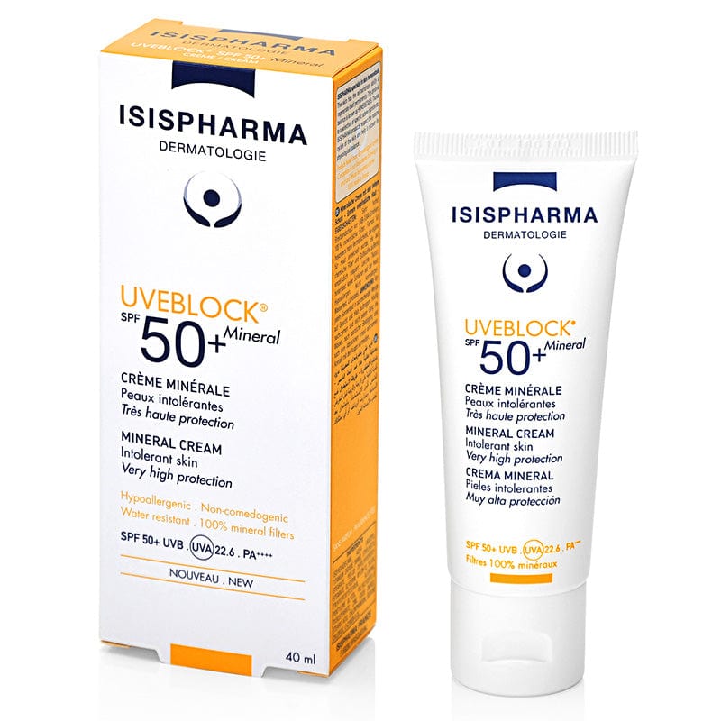 Isis Pharma Uveblock SPF 50+ Mineral Cream 40 ml 3760269770270