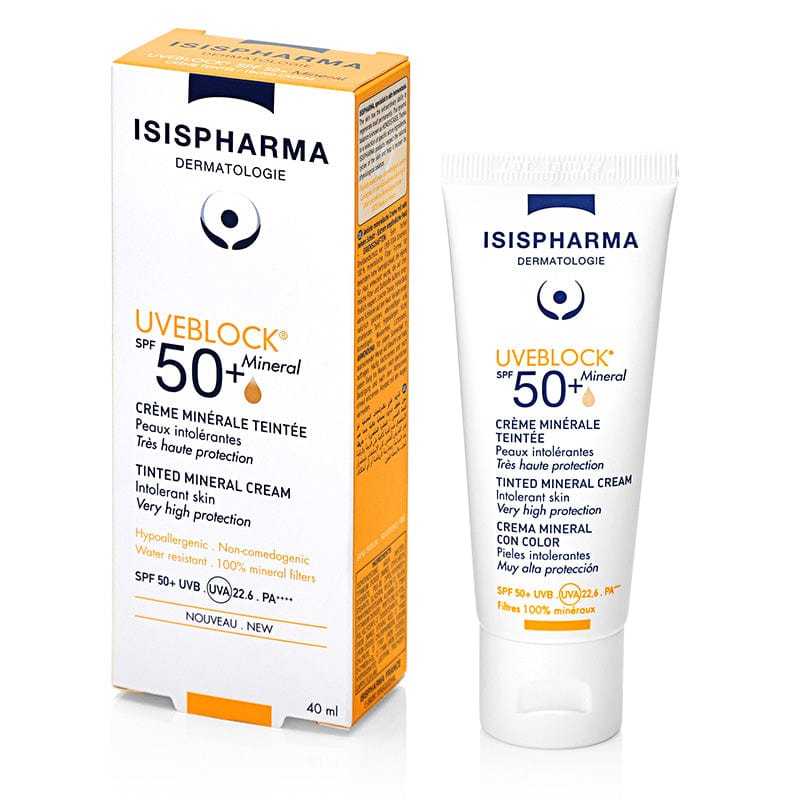 Isis Pharma Uveblock SPF 50+ Mineral Cream 40 ml -Tinted 3760269770287