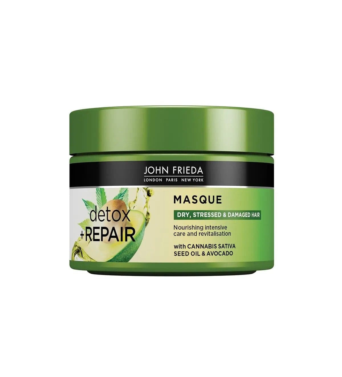 John Frieda Detox & Repair Nourishing and Repairing Hair Care Mask for Dry and Damaged Hair 250ml 5037156257304