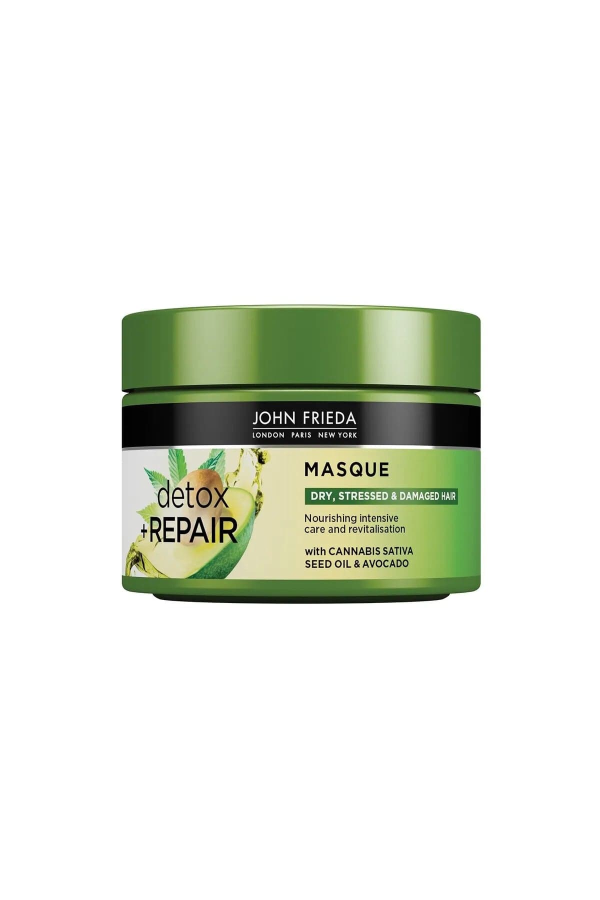 John Frieda Detox & Repair Nourishing and Repairing Hair Care Mask for Dry and Damaged Hair 250ml 5037156257304