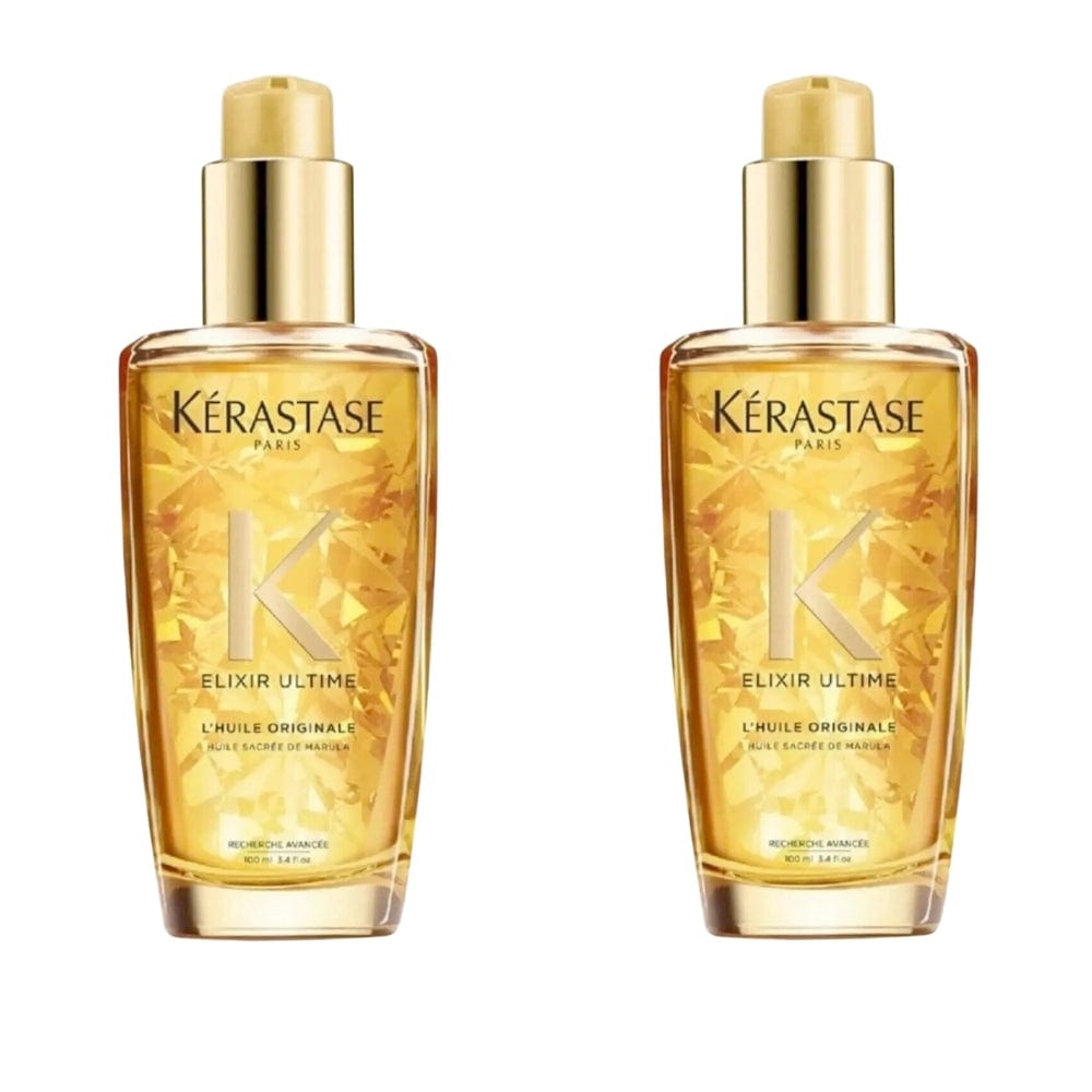 Kerastase Elixir Ultime L'huile Originale Shine Hair Care Oil 100ml 2 Pack 715936235340