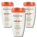 Kerastase Kérastase Nutritive Bain Satin No:2 Nourishing Shampoo for Dry Hair 250ml 3 Pack 757279505179