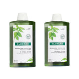 Klorane Nettle Oil Balancing Shampoo 400 ml -2 Pack 757279514119