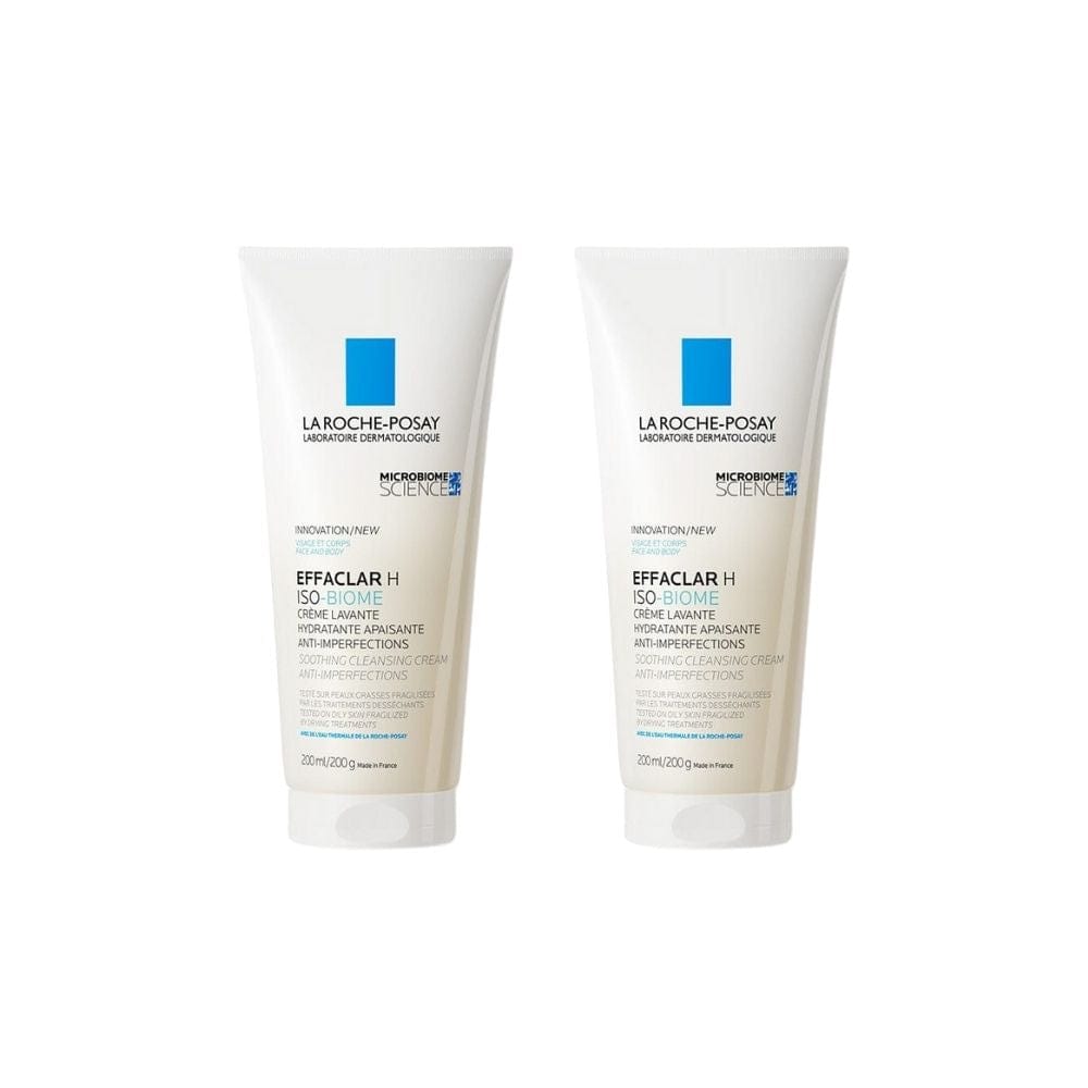 La Roche Posay Effaclar H Iso-Biome Creme Lavante 200 ml 2 Pack 715936232424