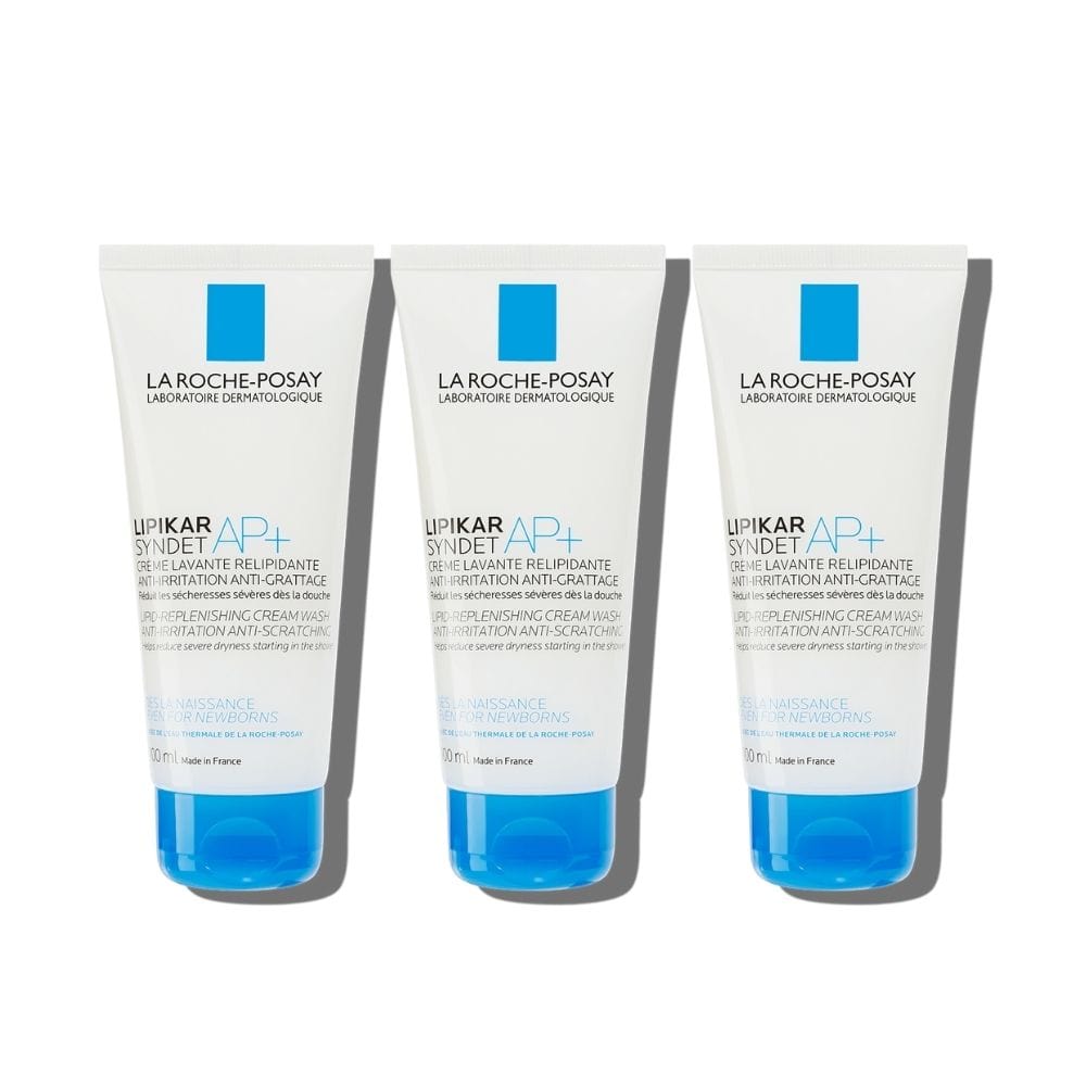 La Roche Posay Lipikar Syndet AP+ Body Wash Gel Cream 200 ml 3 Pack 715936231915