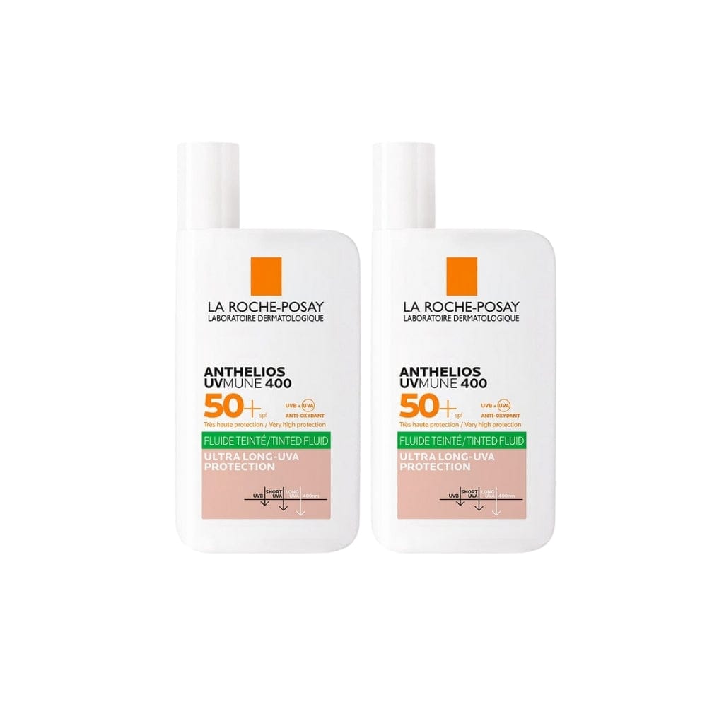 La Roche Posay Anthelios Oil Control Fluid 50+ Tinted Face Sunscreen 50 ml 2 Pack 715936230796