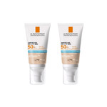 La Roche Posay Anthelios UVMune SPF50+ Moisturizing Sunscreen 50 ml - Tinted 2 Pack 715936231335