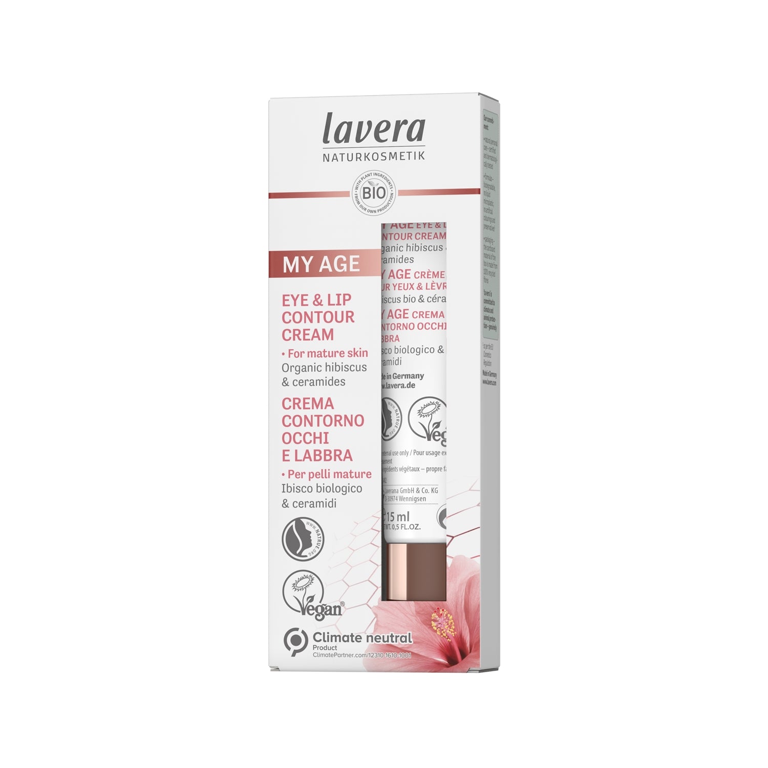 Lavera My Age Eye and Lip Care Cream 15 ml - Chivela