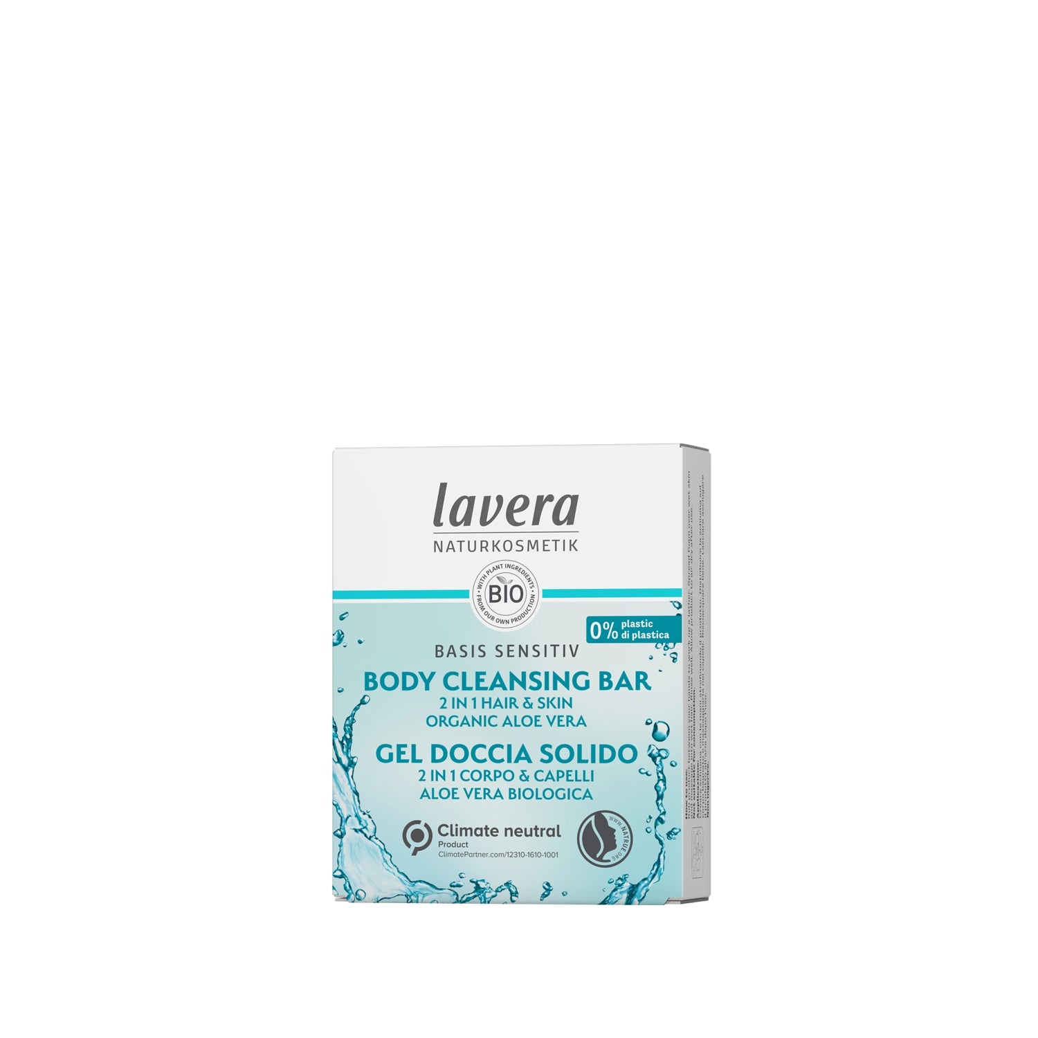 Lavera Organic Body Cleansing Solid Shampoo for Hair and Body 50 g - Chivela