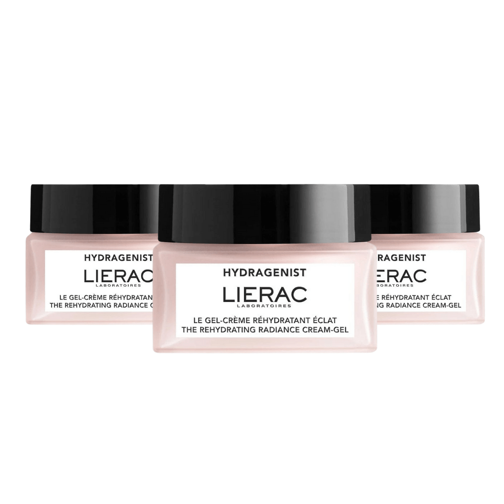 Lierac Hydragenist The Rehydrating Radiance Cream Gel 50 ml 3 Pack 715936231571