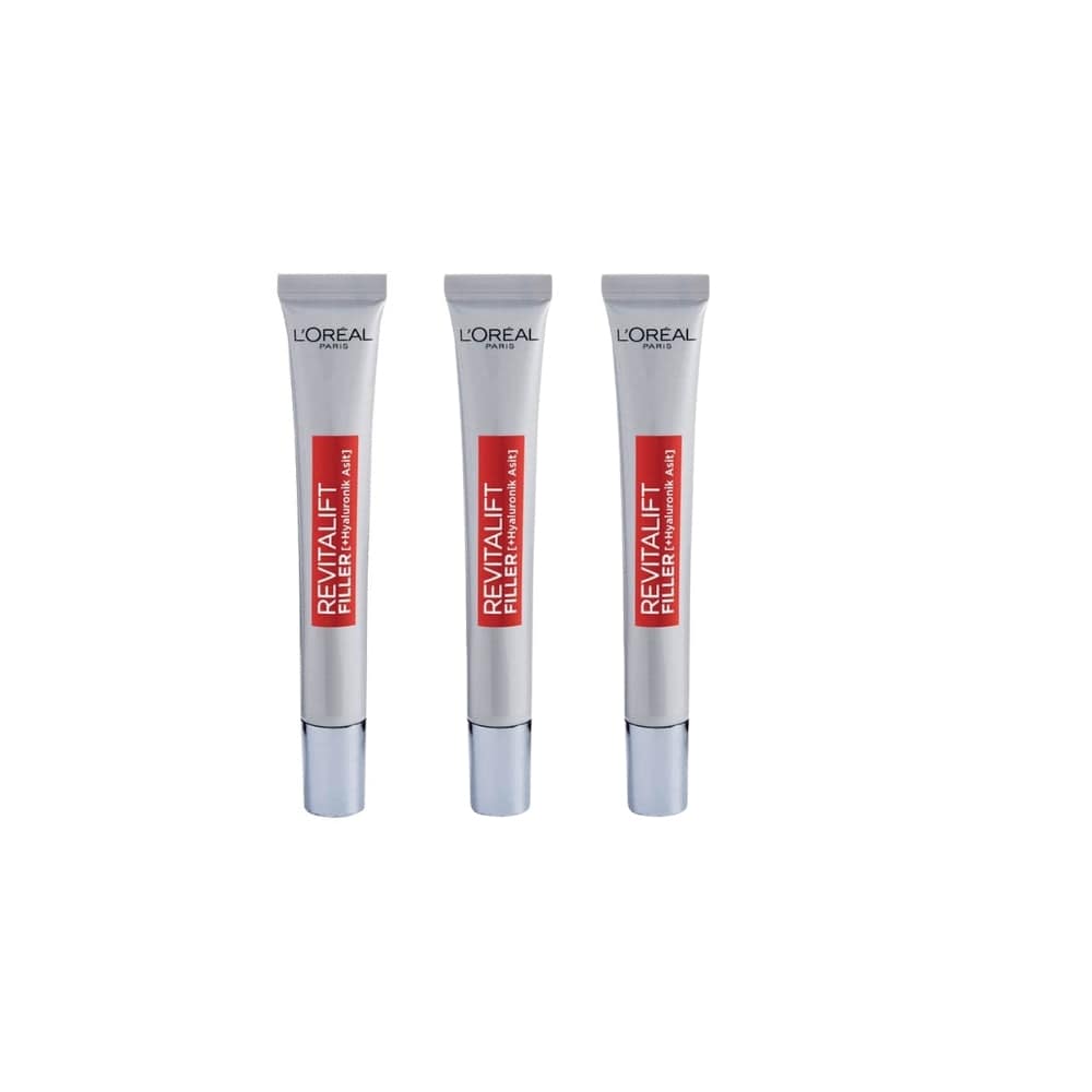 Loreal Paris Revitalift Filler Eye Cream 15 ml 3 Pack 715936240474