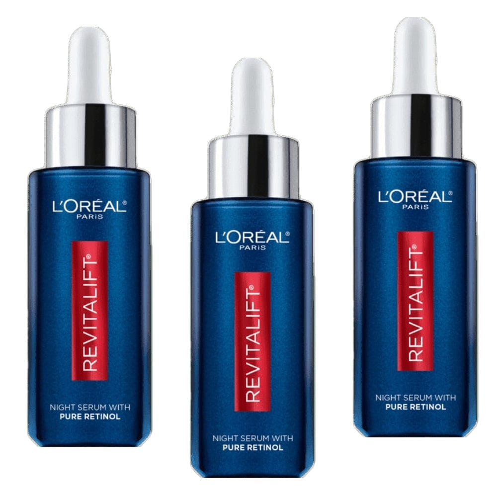 Loreal Paris Revitalift Laser Pure Retinol Night Serum 30 ml 3 Pack 757279506527