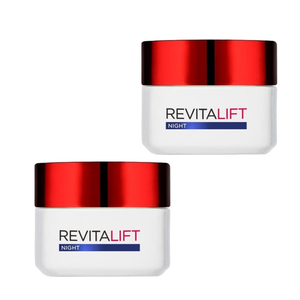 Loreal Paris Revitalift Anti-Wrinkle Night Cream with Elastin 50 ml 2 Pack 757279506657