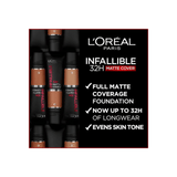 Loreal Paris Infaillible 32 H Matte Cover High Coverage Foundation 30 ml - 110 Cold Undertone 757279513358