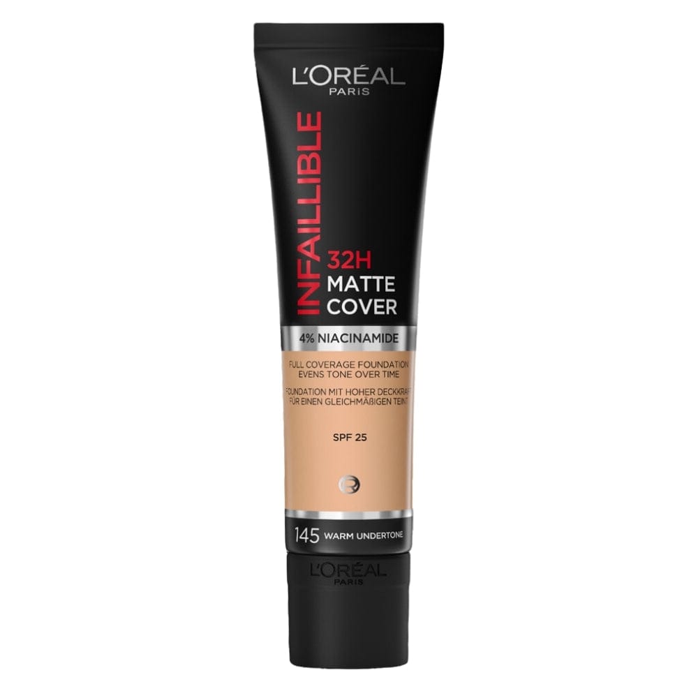 Loreal Paris Infaillible 32 H Matte Cover High Coverage Foundation 30 ml - 145 Warm Undertone 3600523784424