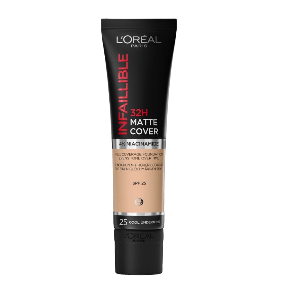 Loreal Paris Infaillible 32 H Matte Cover High Coverage Foundation 30 ml - 25 Cold Undertone 3600523784394