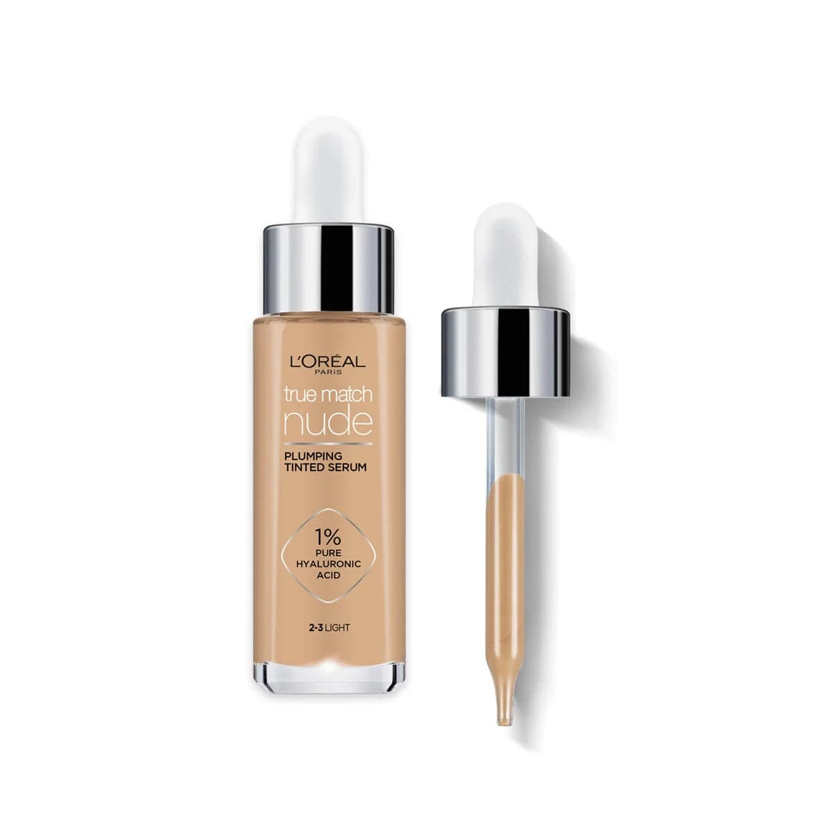 Loreal Paris True Match Nude Plumping Tinted Serum Foundation - 2-3 Light 3600523989904