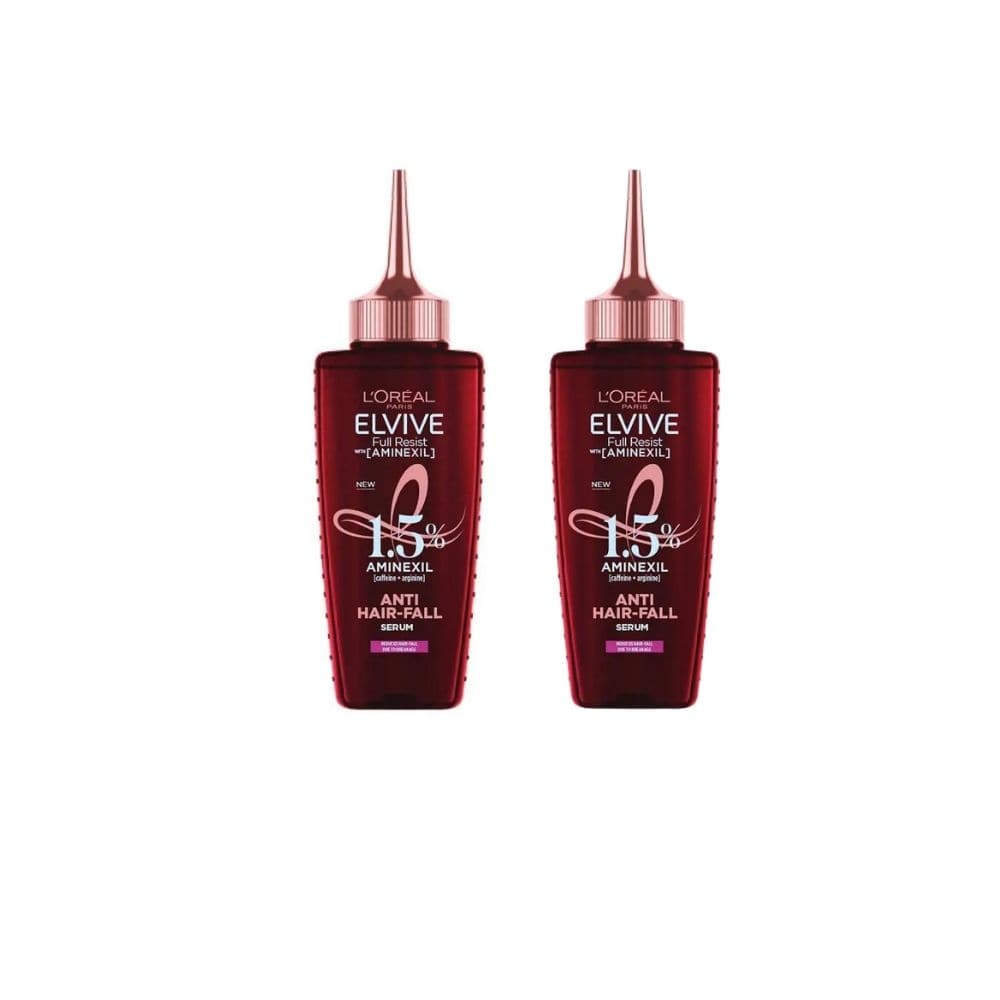 Loreal Elseve Complete Resistance 1.5% Amınexil [Caffeine+Arginine] Anti-Loss Strengthening Sclap Hair Serum 2 Pack 715936232110