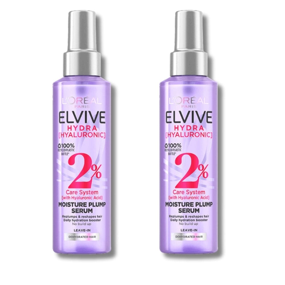 Loreal Paris Elseve Hydra Hyaluronic 2% Hair Serum with Hyaluronic Acid 150 ml 2 Pack 757279505711